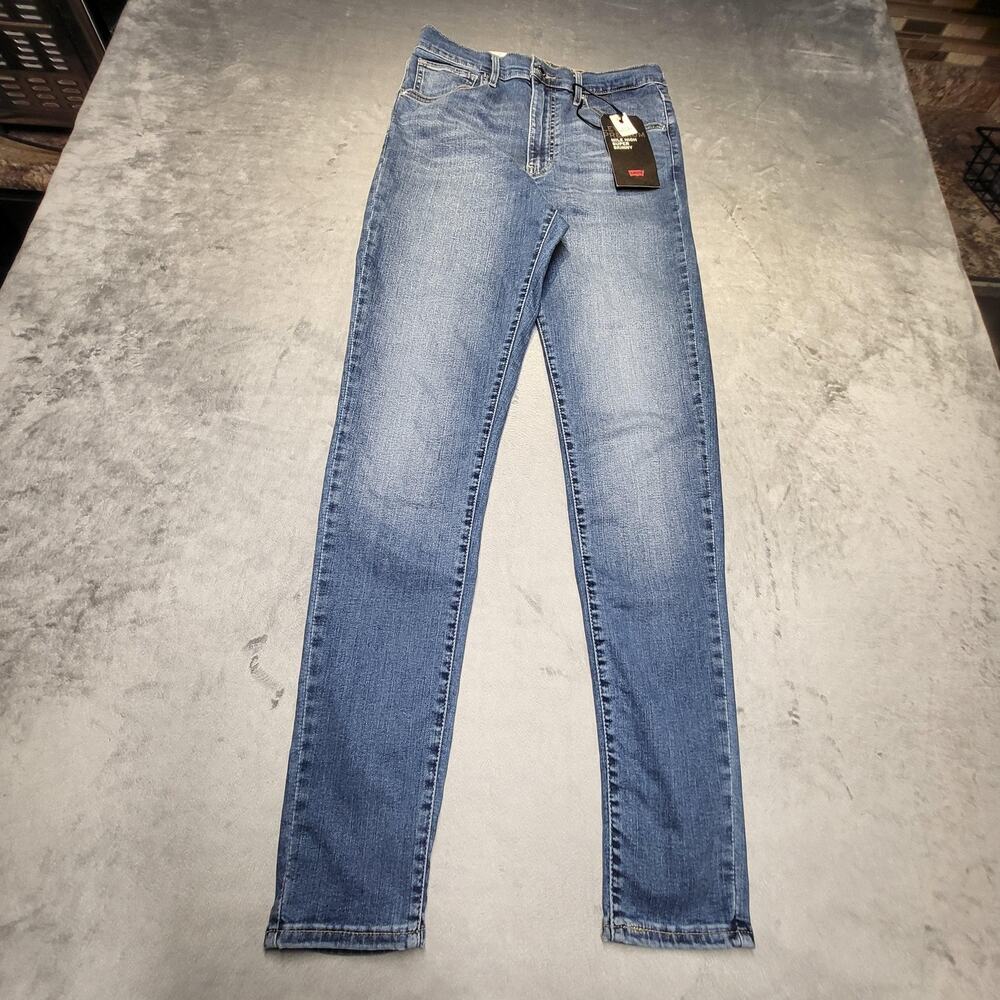 Levi's Premium Jeans Womens 30 Blue Mile High Super Skinny High Rise Stretch